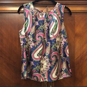 Talbots Silk Sleeveless Top